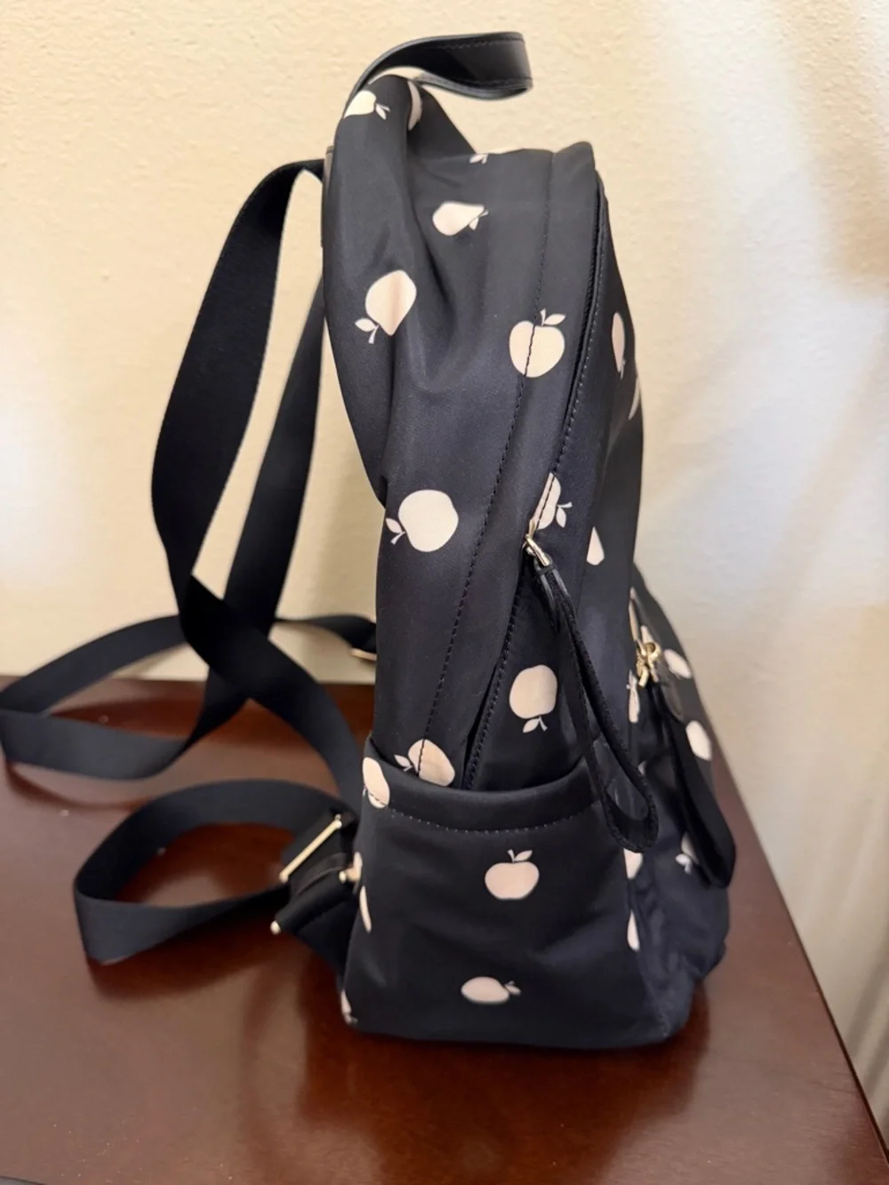 NWT KATE SPADE NEW YORK Chelsea BLACK MULTI ORCHID Medium Backpack